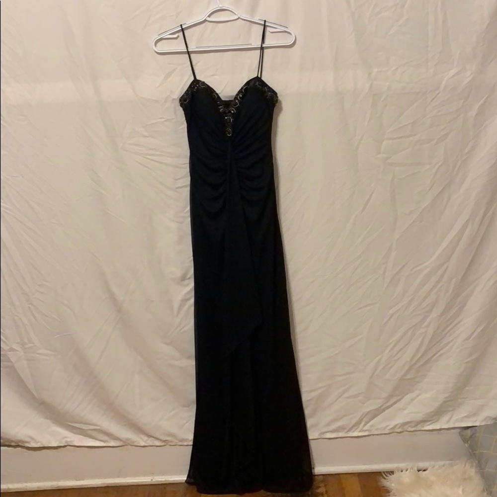 Long black formal dress